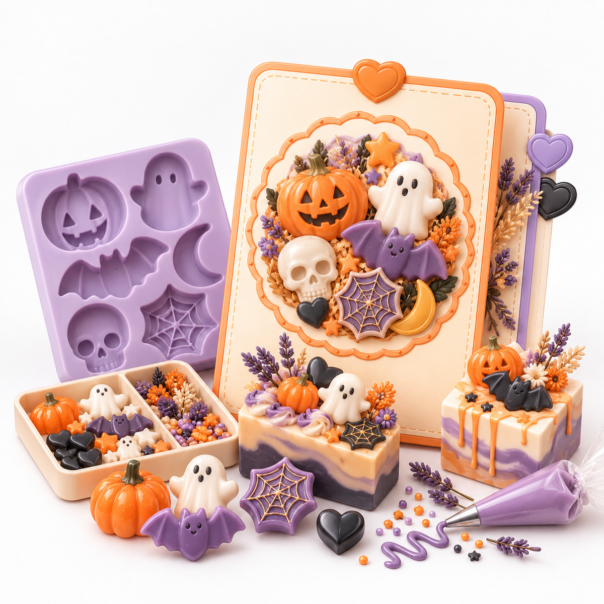 Halloween Soap Molds, Embeds & Decoration Handbook