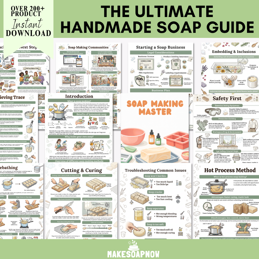 The Ultimate Handmade Soap Guide – Soap making guide